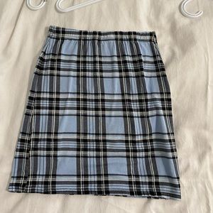 Plaid skirt